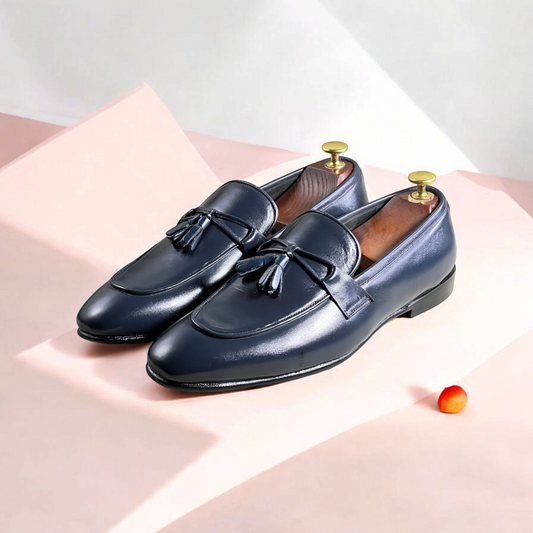 Expertly crafted with premium quality leather, the Hex -Nazi is a handmade moccasin that exudes elegance and sophistication. Each pair is meticulously designed for comfort and style, making it the perfect addition to any wardrobe. Elevate your look with these must-have shoes.